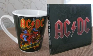 AC/DC COLLECTABLES - COFFEE MUG/CUP + BLACK ICE CD -* PLEASE SEE PHOTOS - Picture 1 of 4