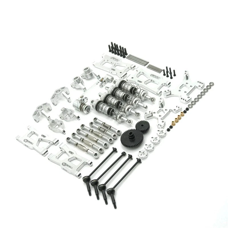 Metal Arm/Shock Absorber Set For Wltoys 1/12 124019 144010 144002 144001 Rc Car - Image 1 of 1