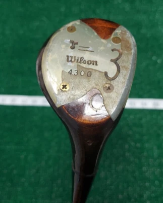 Vintage Wilson 4300 Golf Driver 3 Wood Steel Shaft RH  Staff #3 - Image 1 of 4