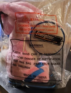 Large Plush Energizer Bunny w/Drum/Glasses/Flip Flops 1995 - NIP - Picture 1 of 6