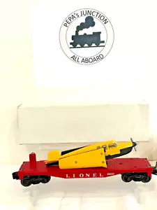 LIONEL 6800 #2 FLAT CAR-w-PLANE-VAR-D BLT'57-59 STOCK BOX LK/N - Picture 1 of 9