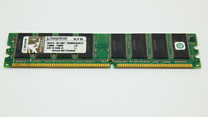 512MB DDR1 KINGSTON KVR400X64C3A/512 DDR-400MHz 184-Pin Computer Memory Non-ECC