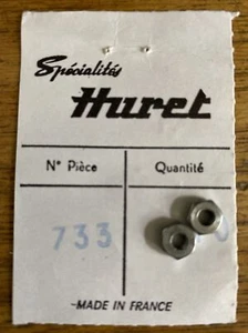 Coppia NOS Huret 733 Dado Originale Vintage Deragliatore Cambio Parte Made In France - Foto 1 di 2