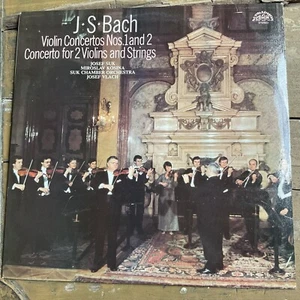 J.S. Bach Violin Concertos Nos. 1 & 2/Supraphon Stereo NM/ EX Lined In Josef Suk - Picture 1 of 5