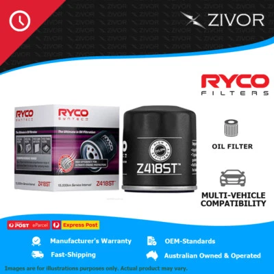 New RYCO Syntec Oil Filter Spin On For LEXUS LS400 UCF20R 4.0L 1UZ-FE Z418ST - image 1 of 4