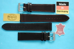 Cordovan Shell Uhrenarmband 2. Wahl 17,18,19,20mm schwarz braun Galopper-NL / 29 - Bild 1 von 6
