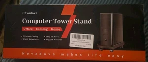 Hovadova Adjustable Rolling Computer Tower Stand, Fits Most PC - Picture 1 of 2