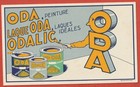 BUVARD - PEINTURES - ODA - ODALIQUE