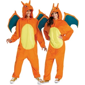 Disguise Licensed Pokemon Charizard Deluxe Adult Unisex Costume Cartoon 124379 - Picture 1 of 6