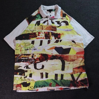 Camisa Polo Rocawear Queens Aop Y2k Hiphop Blanca XL Foto 1 de 4