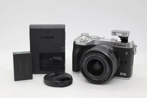 CANON EOS M6 Cuerpo EF-M 15-45mm F3.5-6.3 IS STM Kit de lente única sin espejo 63447 - Imagen 1 de 10