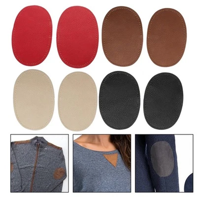Extend the Life of Your Clothes with Leather Elbow Knee Patches 14x9cm - Image 1 of 4