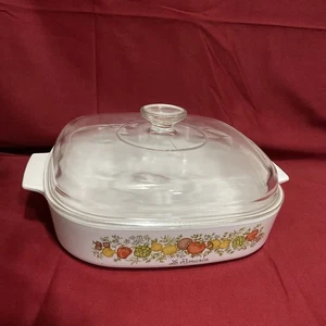Vtg Le Romarin Of Spice Of Life CorningWare W/Lid A-10-B, A-12-C, Super Shape - Picture 1 of 11