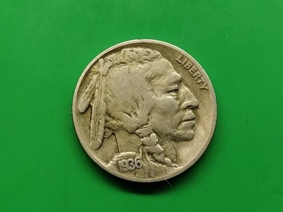 S Buffalo Nickel 1936. Mejor. Moneda real Foto 1 de 2