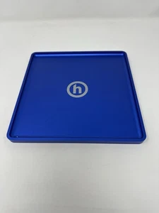 HIDDEN NY H LOGO SERVING SQUARE TRAY BRAND NEW BLUE - Picture 1 of 2