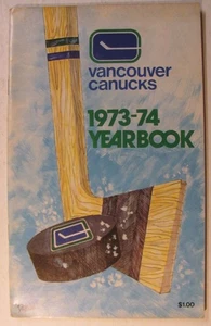 1973-74 Vancouver Canucks Media Guide, Yearbook - Picture 1 of 2