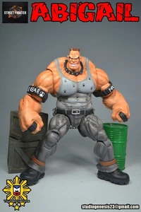 street fighter ABIGAIL ,godof war HERCULES 9 inch custom figureS commission job - Picture 1 of 18