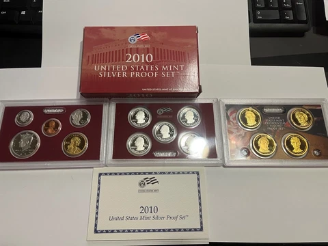 2010 S Silver Proof Set United States Mint OGP & COA Cover