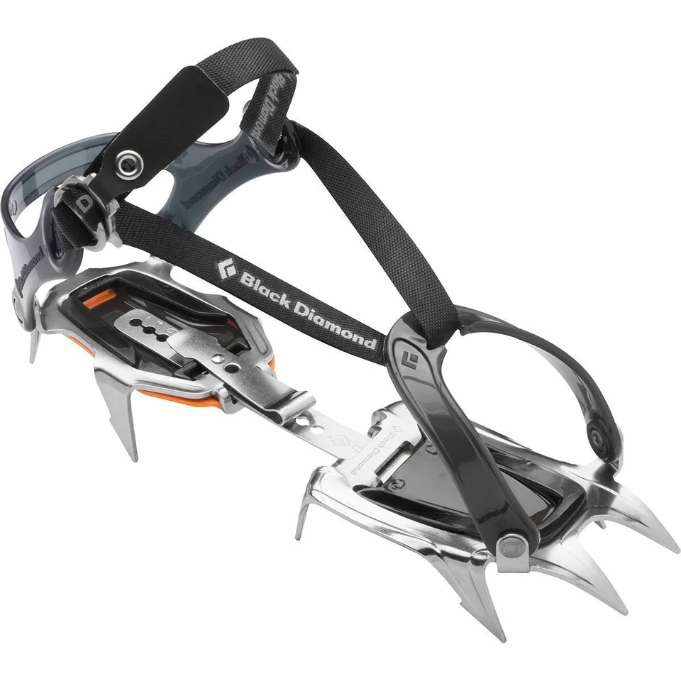 Black Diamond Contact Strap Crampons Polished Never