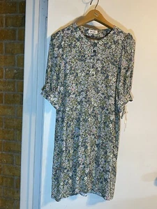 Zadig & Voltaire NWT Risla liberty garden Print Short Sleeve Dress Size S - Picture 1 of 5