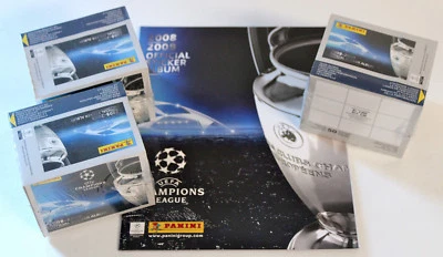 Panini Champions League CL 2008/2009 08/09 - Ed. Sudamérica 3 X Caja + Álbum - Imagen 1 de 3