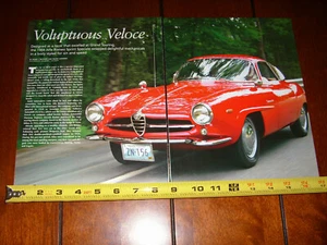1964 ALFA ROMEO GIULIA SS ORIGINAL 2005 ARTICLE - Picture 1 of 3