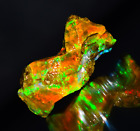 Opal Rough 15.65 Carat Natural Ethiopian Opal Raw Welo Opal Gemstone Multi Fire