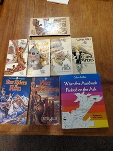 Calvin Miller Books Signed-Trilogy Box Set, Valiant Papers, Aardvark Parked Ark - Picture 1 of 9