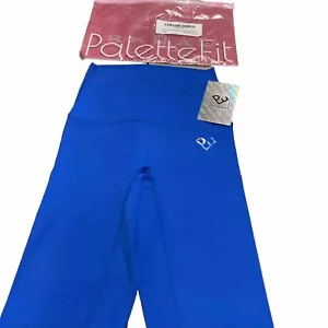 PaletteFit High Waisted Workout Shorts for Women Buttery Small Speedy Blue - Picture 1 of 7