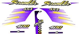 1996 Polaris Scrambler 400 ATV Decal Kit 4x4 500 600 - Picture 1 of 1