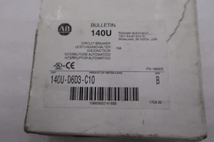 NEW Allen Bradley 140U-D6D3-C10 Molded Case Circuit Breaker STOCK H521A - Picture 1 of 4