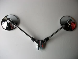 SPECCHIETTI SUZUKI CROMATI adatti a GSF GS BANDIT VZ MARAUDER VS GSX 500 600 750 800 1200 - Foto 1 di 2