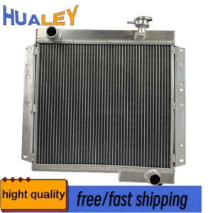 3Row Aluminium Radiator Fit 1969-84 Toyota Land Cruiser FJ40 FJ45 3.9/4.2L MT - Picture 1 of 9