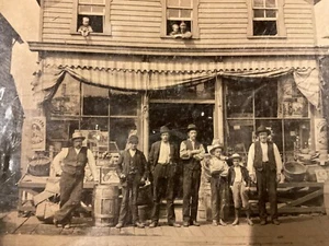 Vintage Blech Typ Foto Gemischtwarenladen - Bild 1 von 6