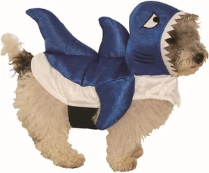 Blauer Hai Haustier Fisch Hund Kostüm Größe Small - Bild 1 von 2