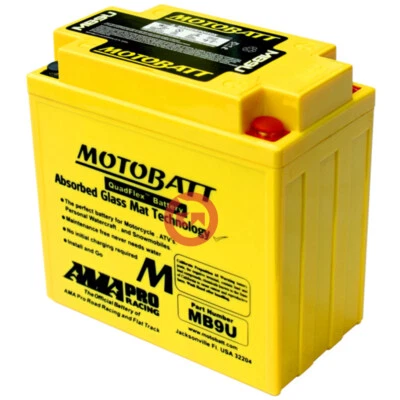 BATTERIA POTENZIATA MOTOBATT MB9U SIGILLATA PIAGGIO APE MIX 50 2014-2017 - Immagine 1 di 4