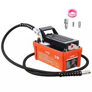VEVOR Air Hydraulic Pump Foot Operated Pump 10,000PSI 98in³ 6.6FT Auto Body Shop - Picture 1 of 12
