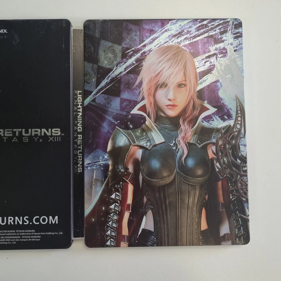 Lightning Returns Final Fantasy XIII Steelbook Xbox 360 Game Case ONLY No Game - Image 1 of 4
