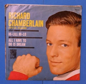 "RICHARD CHAMBERLAIN" aka Dr. Kildare  - 45 record picture sleeve - Imagen 1 de 3
