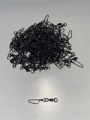 100 Decoy Snap Swivels #6 Stainless Steel Coastlock Fishing Duck Goose Texas Rig - Image 1 of 2
