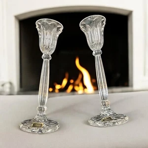 Oneida , Juliard 8“ Crystal Candlestick Holders, # C0061152, Antique - Picture 1 of 10