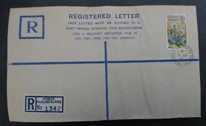 1972 Falkland Islands Decimal Currency Cover ties 3p stamp cd Port Stanley - Picture 1 of 2