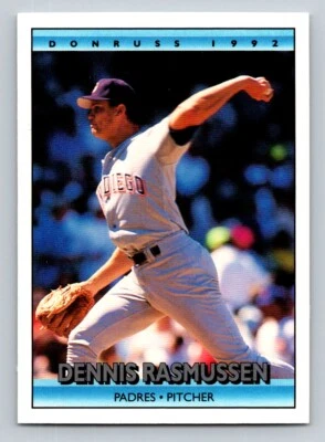 Dennis Rasmussen 1992 Donruss #245 San Diego Padres - Image 1 of 2