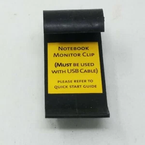 Notebook Monitor Clip Black - Picture 1 of 5