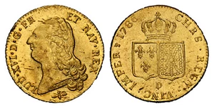 FRANCE. Louis XVI. 1786-D (Bee) AV 2 Louis d'Or. NGC MS63. KM 592.1; Fr. 474 - Picture 1 of 1
