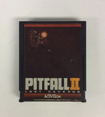Pitfall II (2) Lost Caverns (Atari 2600, 1984) Authentic Cartridge Only - Image 1 of 4