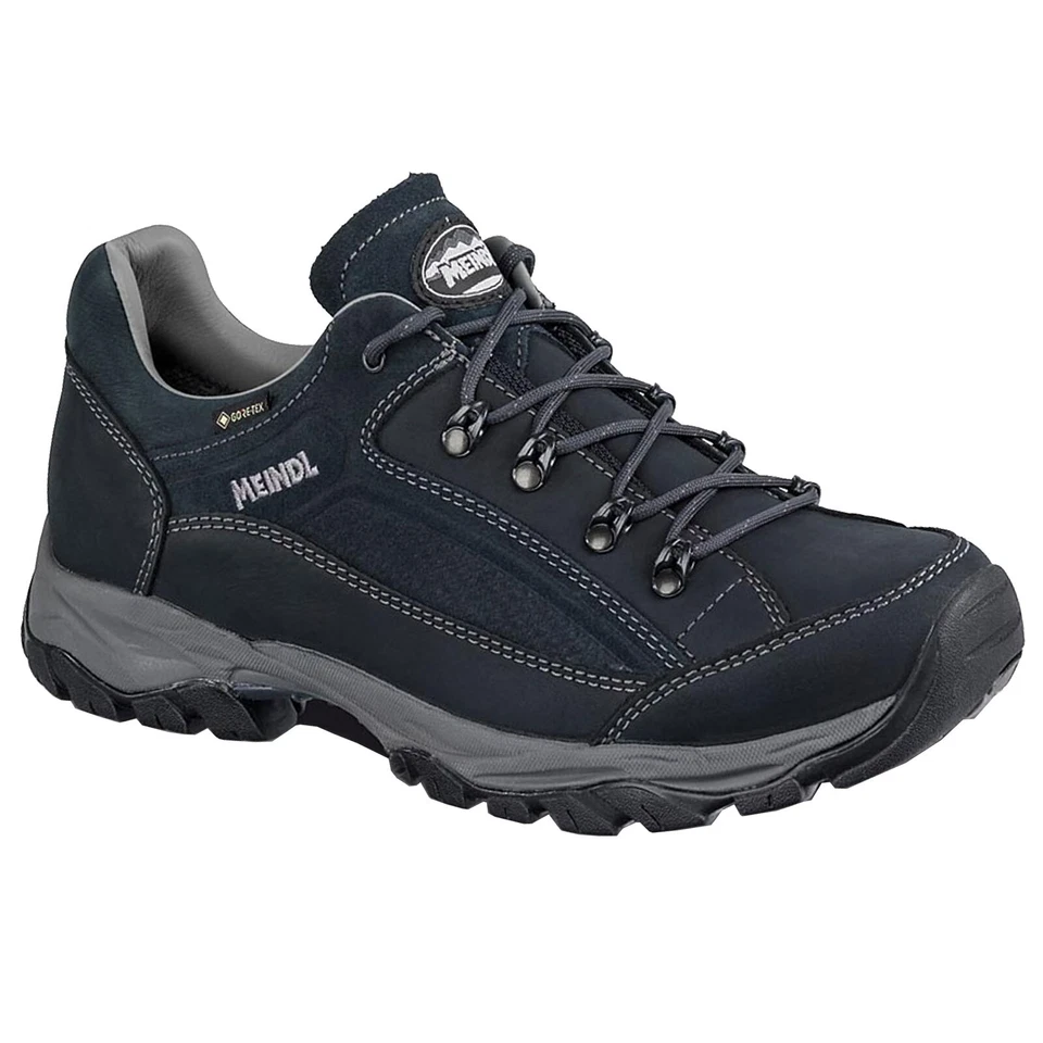 Meindl Atlanta GTX Herren-Wanderschuhe Hiking-Schuhe Leder Halbschuhe Blau NEU