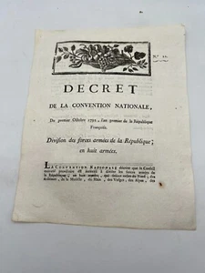 Division der Streitkräfte der Republik, in acht Heere - 1792 - Bild 1 von 2