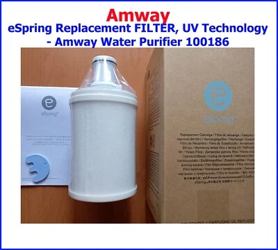 Cartuccia filtro ricambio depuratore acqua eSpring tecnologia UV 100186 Amway - Immagine 1 di 3