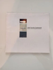 1968 Lincoln Continental Car Sales Brochure Advertising - Picture 1 of 3